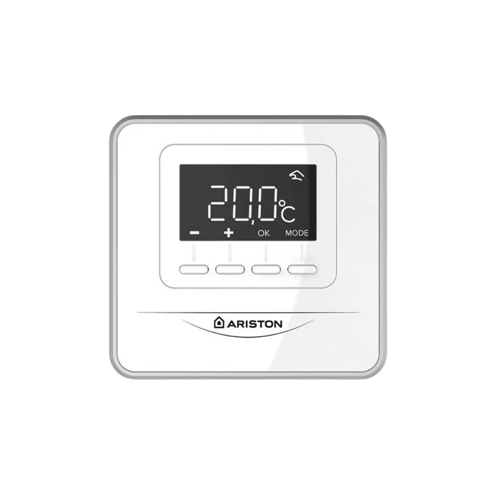 Ariston Cube vezetékes szobatermosztát, fehér 3319477 Ariston Cube vezetékes szobatermosztát, fehér 3319477