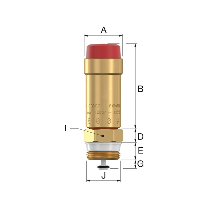 Flamco Flexvent 3/4 légtelenítő szelep F27735 Flamco Flexvent 3/4 légtelenítő szelep F27735