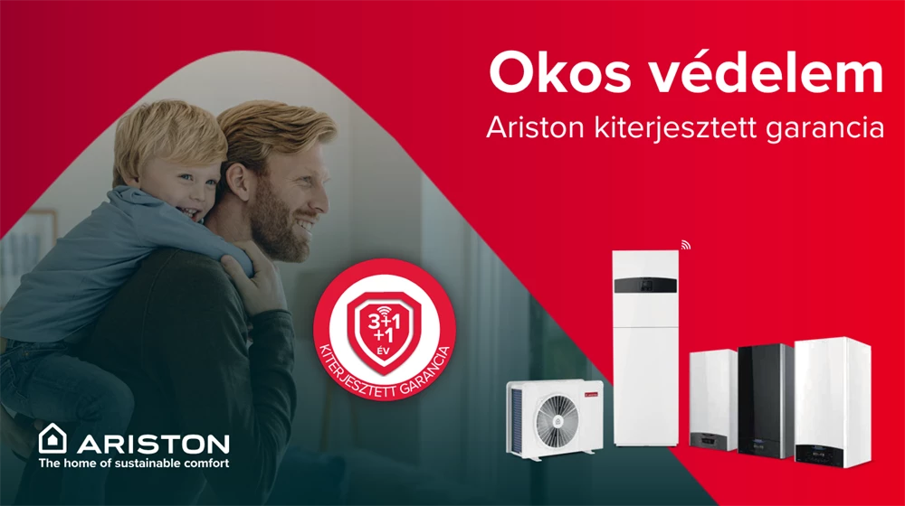 Ariston kiterjesztett garancia - az okos védelem