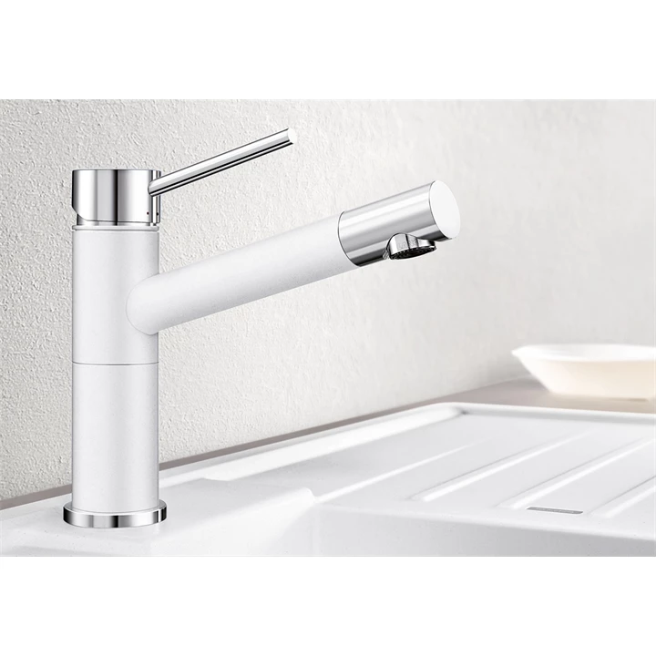Blanco ALTA compact csaptelep, palaszürke/króm, magas nyomású 518810 Blanco ALTA compact csaptelep, palaszürke/króm, magas nyomású 518810