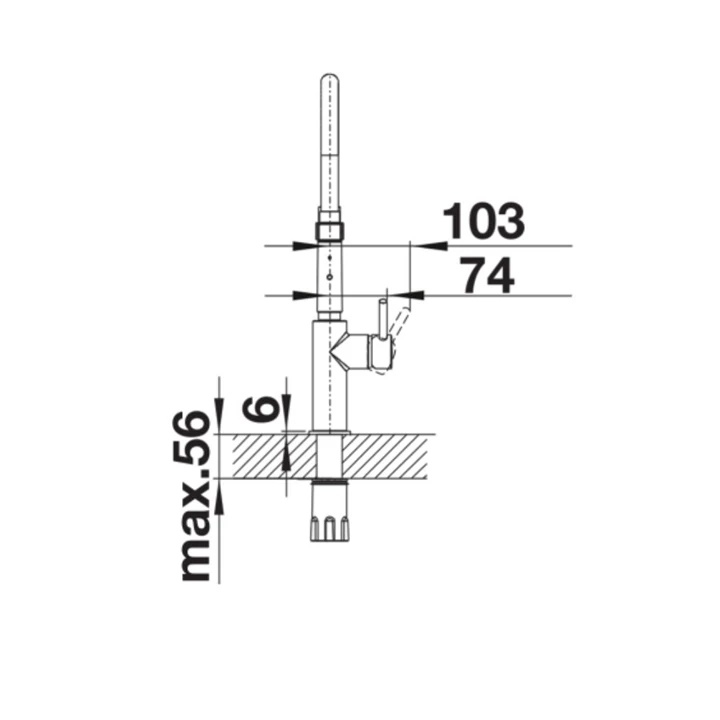 Blanco CATRIS-S FLEXO csaptelep, kihúzható fej, pdv steel, magas nyomású 525792 Blanco CATRIS-S FLEXO csaptelep, kihúzható fej, pdv steel, magas nyomású 525792