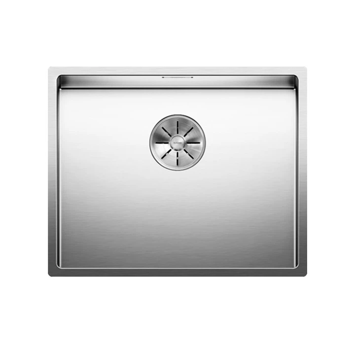 Blanco CLARON 500-IF rozsdamentes acél mosogató selyem fényű, 600 mm alsószekrényhez, excenter nélkül 521576 Blanco CLARON 500-IF rozsdamentes acél mosogató selyem fényű, 600 mm alsószekrényhez, excenter nélkül 521576