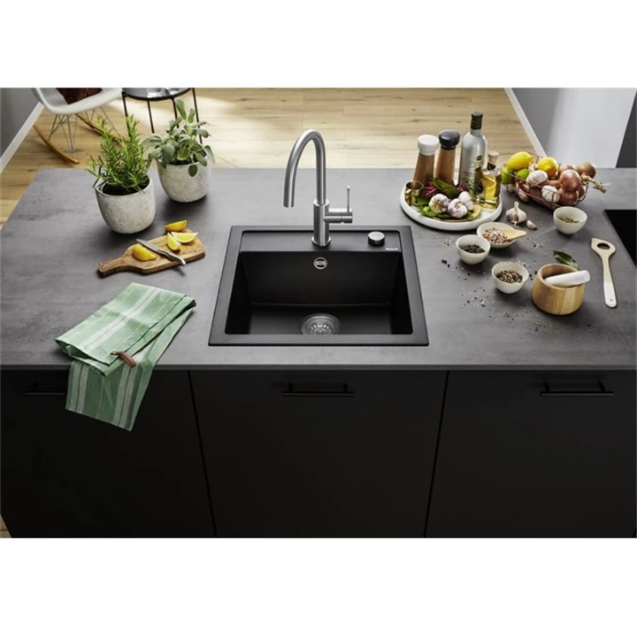 Blanco DALAGO 5 SILGRANIT mosogatótálca, törtfehér, excenter 527061 Blanco DALAGO 5 SILGRANIT mosogatótálca, törtfehér, excenter 527061