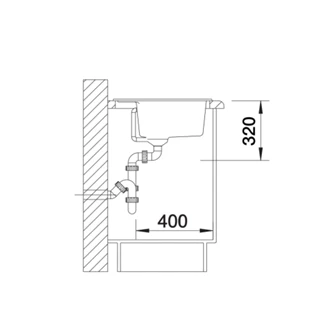 Blanco DALAGO 6 SILGRANIT mosogatótálca, törtfehér, excenter 527063