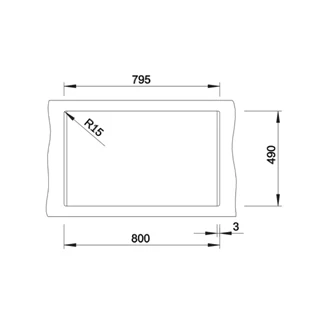 Blanco DALAGO 8 SILGRANIT mosogatótálca, törtfehér, excenter 527065