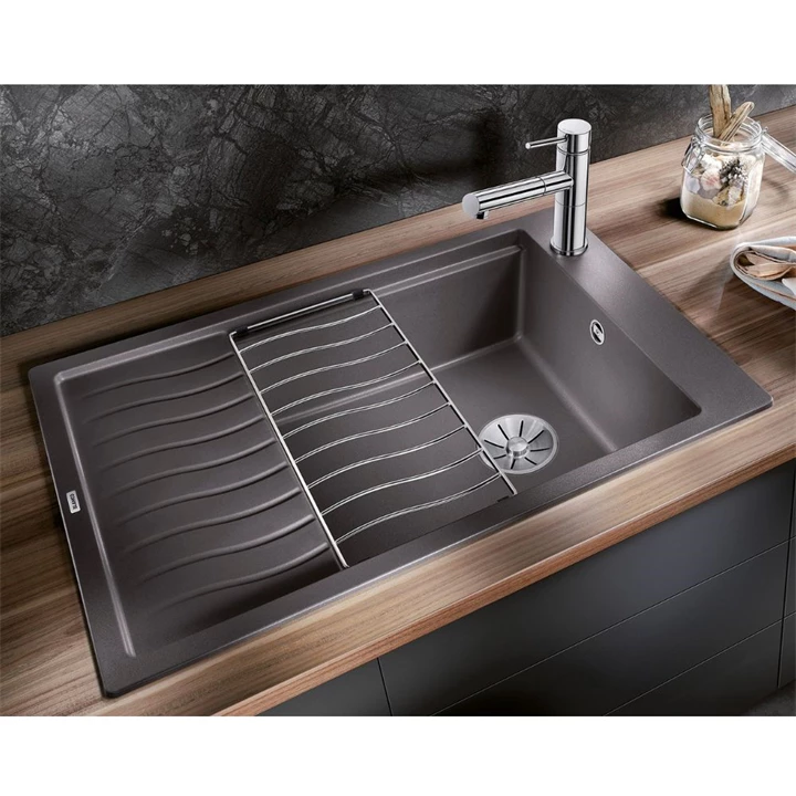 Blanco ELON XL 6 S Silgranit mosogatótálca excenter nélkül, antracit, InFino 524844 Blanco ELON XL 6 S Silgranit mosogatótálca excenter nélkül, antracit, InFino 524844