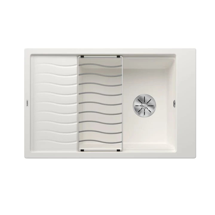 Blanco ELON XL 6 S Silgranit mosogatótálca excenter nélkül, fehér, InFino 524848 Blanco ELON XL 6 S Silgranit mosogatótálca excenter nélkül, fehér, InFino 524848