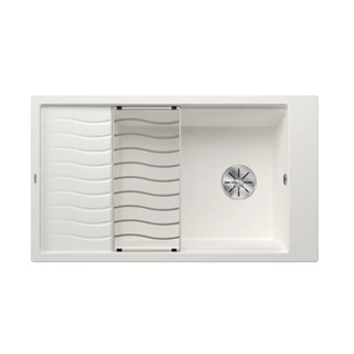 Blanco ELON XL 8 S Silgranit mosogatótálca excenter nélkül, fehér, InFino 524874 Blanco ELON XL 8 S Silgranit mosogatótálca excenter nélkül, fehér, InFino 524874