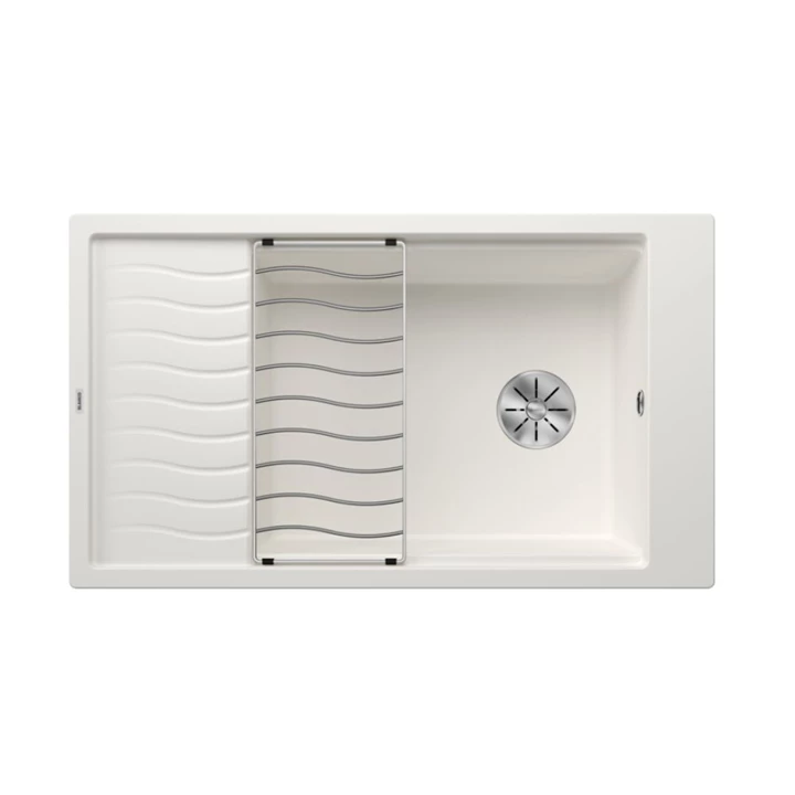 Blanco ELON XL 8 S Silgranit mosogatótálca excenter nélkül, fehér, InFino 524874 Blanco ELON XL 8 S Silgranit mosogatótálca excenter nélkül, fehér, InFino 524874