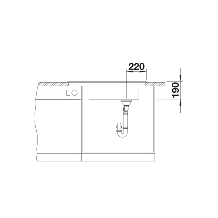 Blanco ELON XL 8 S SILGRANIT mosogatótálca, vulkánszürke, excenter nélkül 527255 Blanco ELON XL 8 S SILGRANIT mosogatótálca, vulkánszürke, excenter nélkül 527255