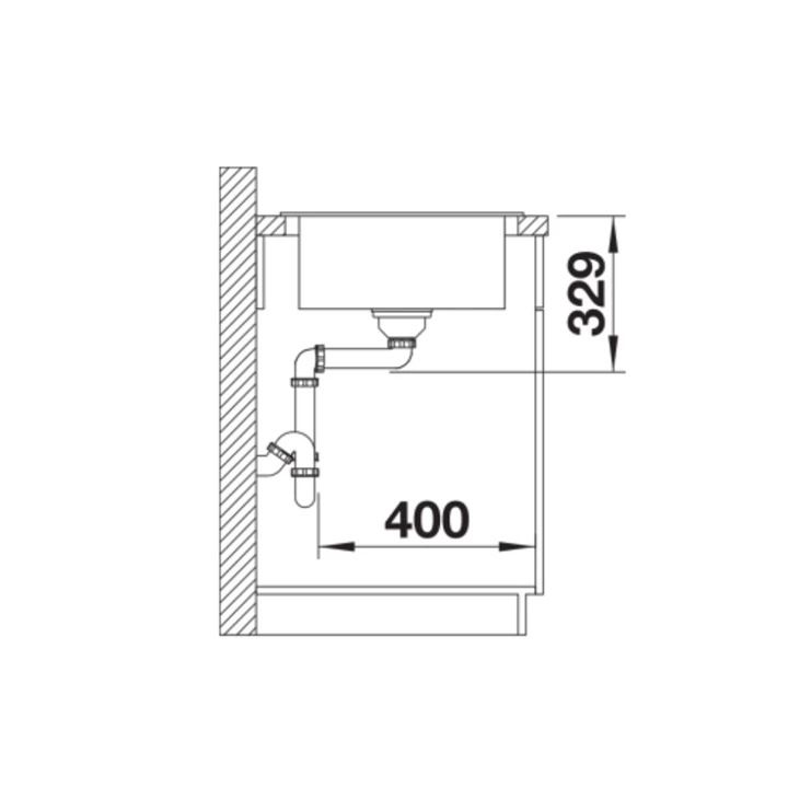 Blanco ELON XL 8 S SILGRANIT mosogatótálca, vulkánszürke, excenter nélkül 527255 Blanco ELON XL 8 S SILGRANIT mosogatótálca, vulkánszürke, excenter nélkül 527255