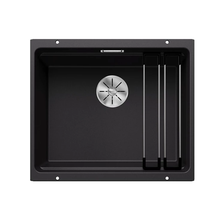 Blanco ETAGON 500-U Silgranit mosogatótálca excenter nélkül, fekete 525887 Blanco ETAGON 500-U Silgranit mosogatótálca excenter nélkül, fekete 525887