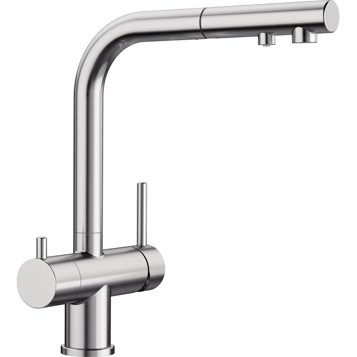 Blanco FONTAS-S II PVD kihúzható fejes konyhai csaptelep, steel HD 525199 Blanco FONTAS-S II PVD kihúzható fejes konyhai csaptelep, steel HD 525199