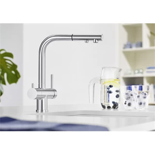 Blanco FONTAS-S II PVD kihúzható fejes konyhai csaptelep, steel HD 525199 Blanco FONTAS-S II PVD kihúzható fejes konyhai csaptelep, steel HD 525199