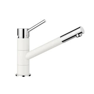 Blanco KANO csaptelep, fehér/króm , magasnyomású 525030 Blanco KANO csaptelep, fehér/króm , magasnyomású 525030