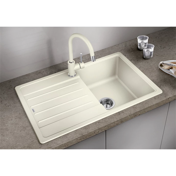 Blanco LEGRA 45 S SILGRANIT mosogatótálca fehér, tartozákok nélkül, excenter nélkül 522203