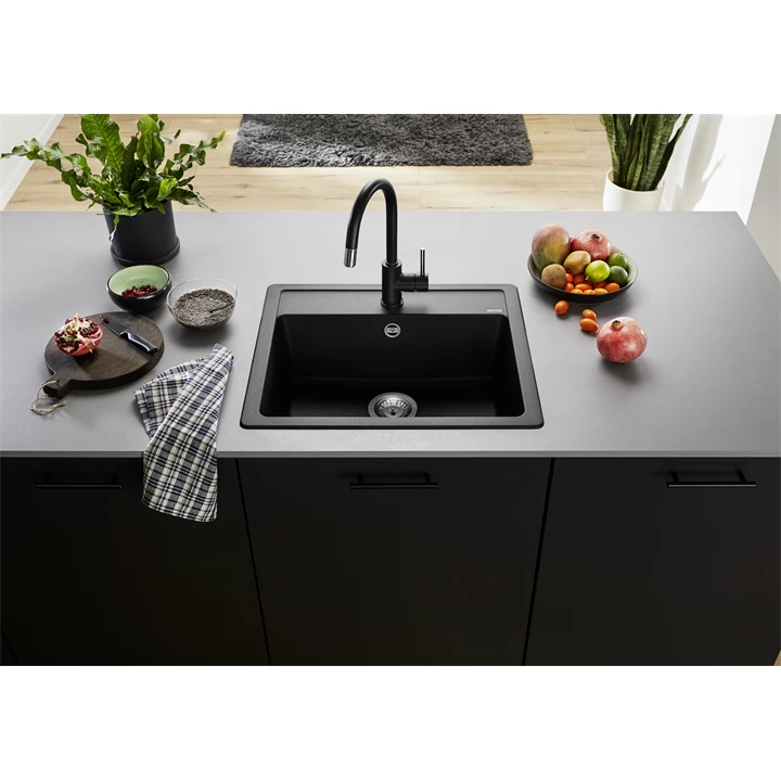 Blanco LEGRA 6 SILGRANIT mosogatótálca, fekete, excenter nélkül, tartozékok nélkül 526084 Blanco LEGRA 6 SILGRANIT mosogatótálca, fekete, excenter nélkül, tartozékok nélkül 526084