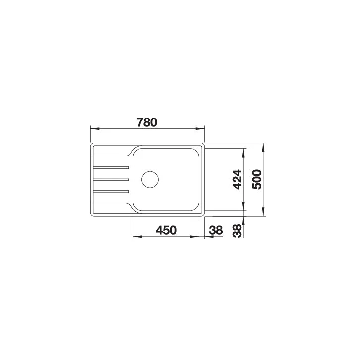 Blanco LEMIS XL 6S-IF Compact rozsdamentes acél mosogatótálca, csaplyuk nélkül 525111 Blanco LEMIS XL 6S-IF Compact rozsdamentes acél mosogatótálca, csaplyuk nélkül 525111