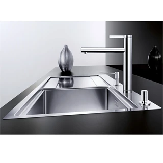 Blanco LINEE csaptelep, selyemmatt rozsdamentes acél, magas nyomású 517596 Blanco LINEE csaptelep, selyemmatt rozsdamentes acél, magas nyomású 517596