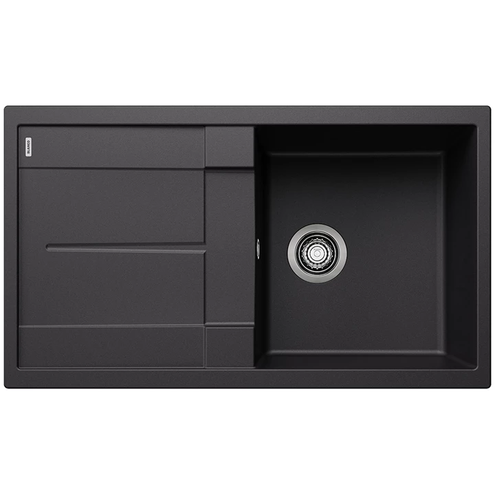 Blanco METRA 5 S Silgranit mosogatótálca excenter nélkül, fekete 525919 Blanco METRA 5 S Silgranit mosogatótálca excenter nélkül, fekete 525919