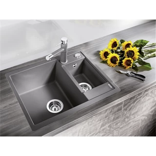 BLANCO METRA 6 Silgranit mosogatótálca excenter nélkül, antracit 516179 BLANCO METRA 6 Silgranit mosogatótálca excenter nélkül, antracit 516179