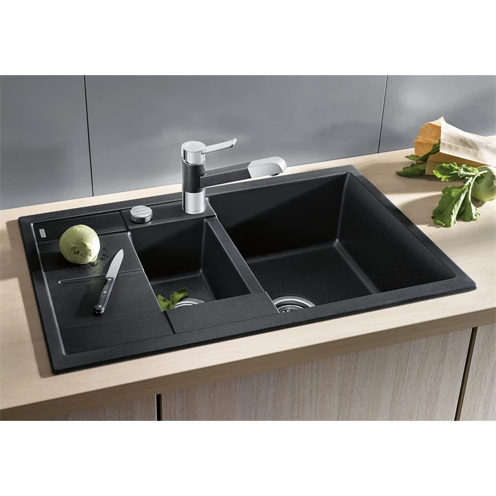 Blanco METRA 6 S COMPACT Silgranit mosogatótálca excenterrel, tartufo 517353 Blanco METRA 6 S COMPACT Silgranit mosogatótálca excenterrel, tartufo 517353