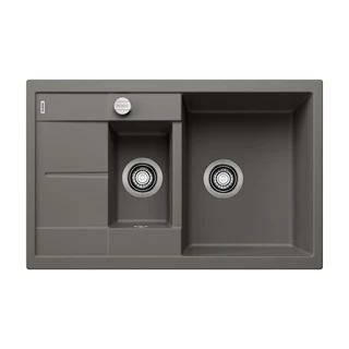 Blanco METRA 6 S COMPACT silgranit mosogatótálca, vulkánszürke, excenter 527297 Blanco METRA 6 S COMPACT silgranit mosogatótálca, vulkánszürke, excenter 527297