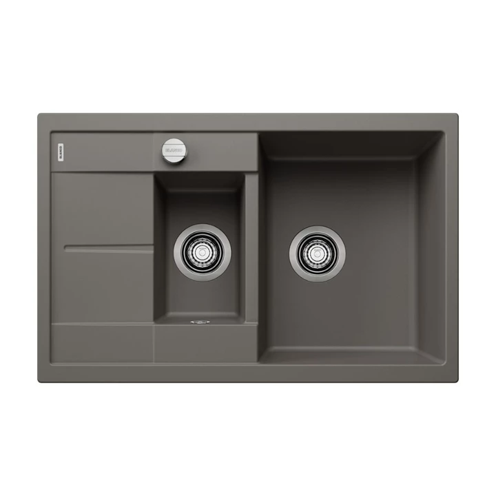 Blanco METRA 6 S COMPACT silgranit mosogatótálca, vulkánszürke, excenter 527297 Blanco METRA 6 S COMPACT silgranit mosogatótálca, vulkánszürke, excenter 527297
