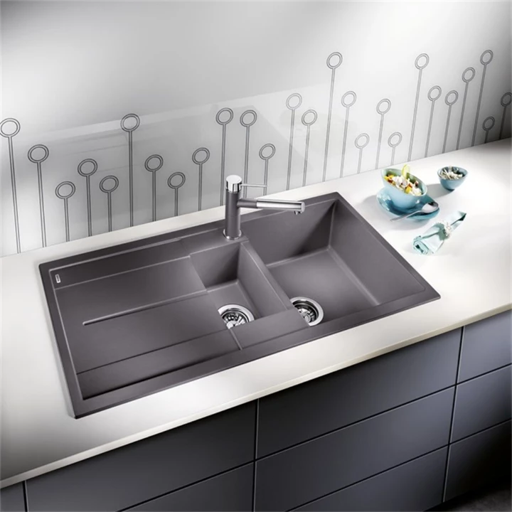 Blanco METRA 6 S silgranit mosogatótálca, excenter nélkül, fehér 513223 Blanco METRA 6 S silgranit mosogatótálca, excenter nélkül, fehér 513223