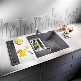 Blanco METRA 6 S silgranit mosogatótálca, excenter nélkül, fehér 513223 Blanco METRA 6 S silgranit mosogatótálca, excenter nélkül, fehér 513223