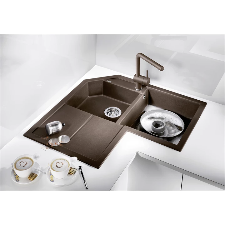 Blanco METRA 9 E SILGRANIT mosogatótálca, fehér, excenter nélkül 515568