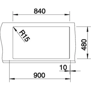 Blanco METRA 9 SILGRANIT mosogatótálca, kávé, excenter nélkül 515050 Blanco METRA 9 SILGRANIT mosogatótálca, kávé, excenter nélkül 515050