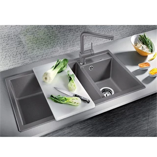 Blanco METRA 9 SILGRANIT mosogatótálca, vulkánszürke, excenter nélkül 527304 Blanco METRA 9 SILGRANIT mosogatótálca, vulkánszürke, excenter nélkül 527304