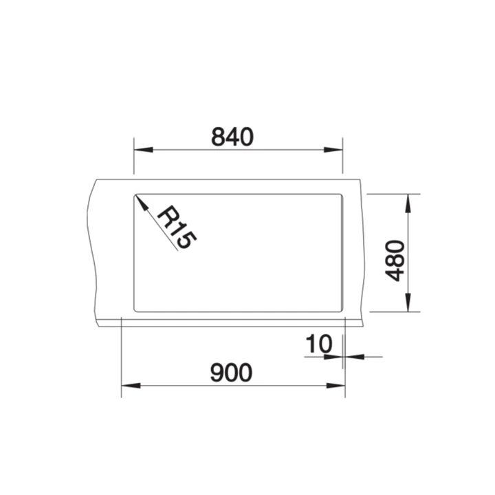 Blanco METRA 9 SILGRANIT mosogatótálca, vulkánszürke, excenter nélkül 527304 Blanco METRA 9 SILGRANIT mosogatótálca, vulkánszürke, excenter nélkül 527304
