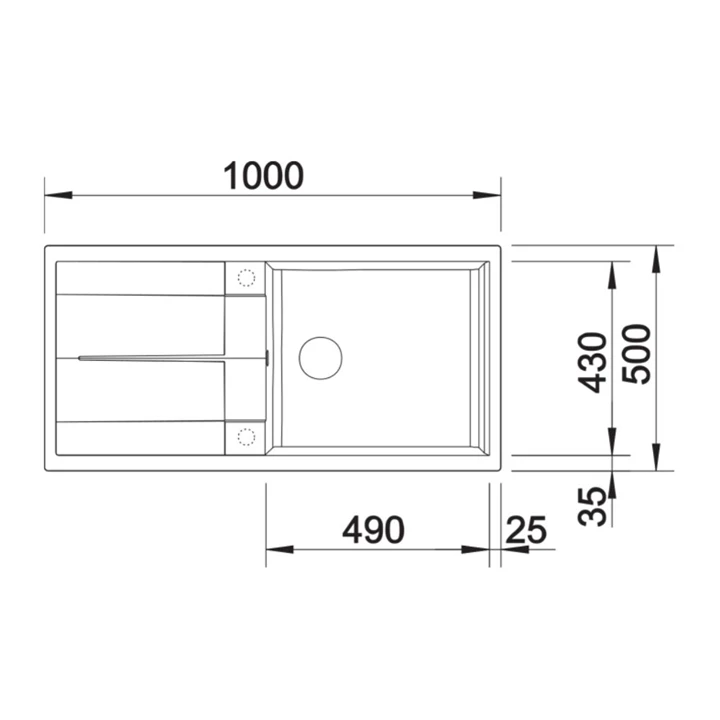 Blanco METRA XL 6 S SILGRANIT mosogatótálca, vulkánszürke, excenter nélkül 527307 Blanco METRA XL 6 S SILGRANIT mosogatótálca, vulkánszürke, excenter nélkül 527307