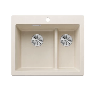 Blanco PLEON 6 SPLIT SILGRANIT mosogatótálca, törtfehér, tartozékok nélkül, excenter nélkül 527139 Blanco PLEON 6 SPLIT SILGRANIT mosogatótálca, törtfehér, tartozékok nélkül, excenter nélkül 527139