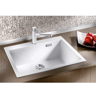 Blanco PLEON 8 SILGRANIT mosogatótálca, törtfehér, tartozékok nélkül, excenter nélkül 527140 Blanco PLEON 8 SILGRANIT mosogatótálca, törtfehér, tartozékok nélkül, excenter nélkül 527140