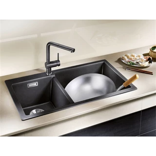 Blanco PLEON 9 SILGRANIT mosogatótálca, törtfehér, tartozékok nélkül, excenter nélkül 527142