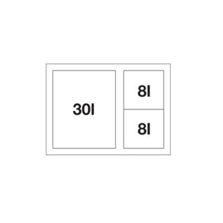 Blanco SELECT II XL 60/3 hulladéktároló 526205