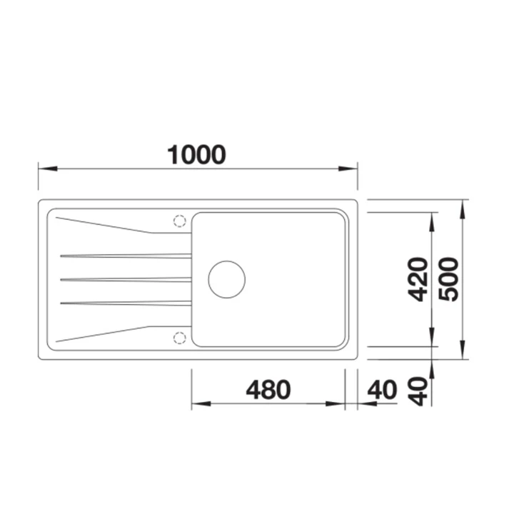 Blanco SONA XL 6 S SILGRANIT mosogatótálca, kávé, excenter nélkül 519697 Blanco SONA XL 6 S SILGRANIT mosogatótálca, kávé, excenter nélkül 519697
