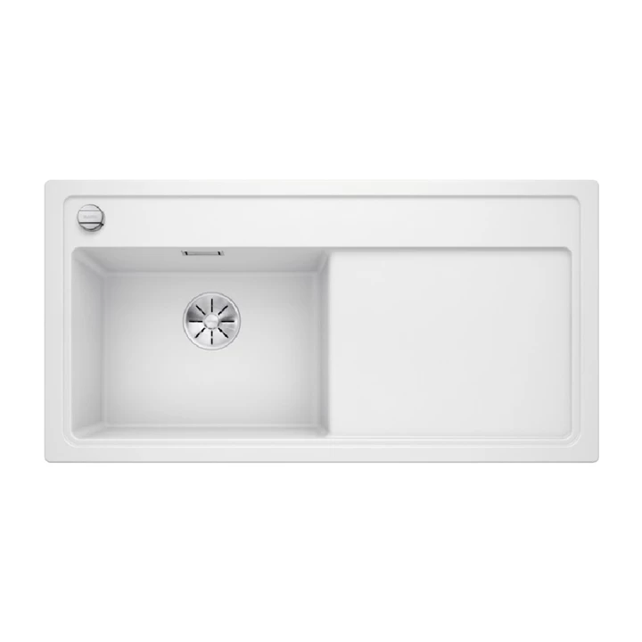 Blanco ZENAR XL 6S SILGRANIT mosogatótálca, fehér, balos medence, tartozék nélkül,  excenter 524001