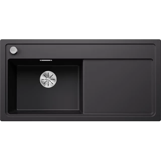 Blanco ZENAR XL 6S Silgranit mosogatótálca excenter nélkül, fekete bal 526059