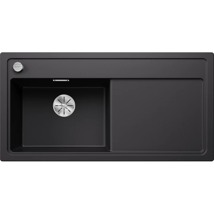 Blanco ZENAR XL 6S Silgranit mosogatótálca excenter nélkül, fekete bal 526059