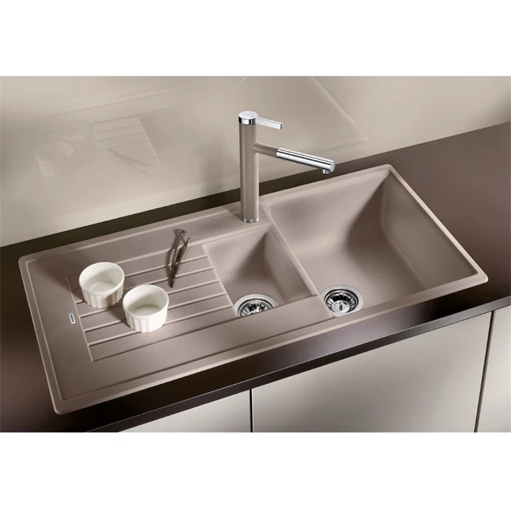 Blanco ZIA 6 S  silgranit mosogatótálca, excenter nélkül, fehér 514742