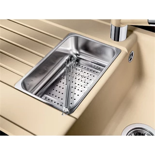 Blanco ZIA 6 S  silgranit mosogatótálca, excenter nélkül, fehér 514742