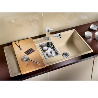 Blanco ZIA 6 S  silgranit mosogatótálca, excenter nélkül, fehér 514742