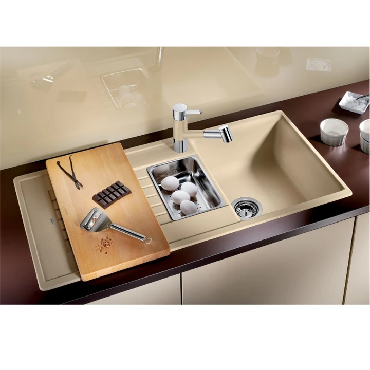 Blanco ZIA 6 S  silgranit mosogatótálca, excenter nélkül, fehér 514742