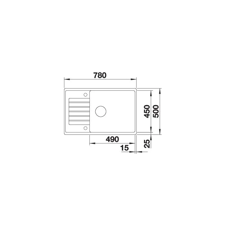 Blanco ZIA XL 6 S COMPACT silgranit mosogatótálca, antracit, excenter nélkül 523273 Blanco ZIA XL 6 S COMPACT silgranit mosogatótálca, antracit, excenter nélkül 523273