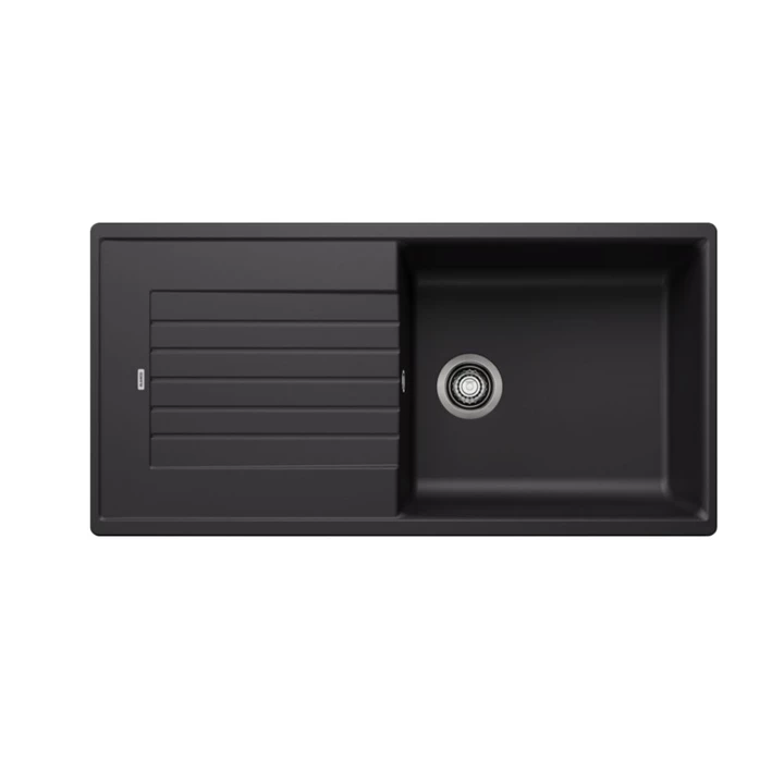 Blanco ZIA XL 6 S Silgranit mosogatótálca excenter nélkül, fekete 526024 Blanco ZIA XL 6 S Silgranit mosogatótálca excenter nélkül, fekete 526024