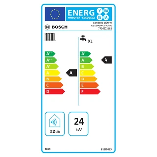 Bosch fali kondenzációs kombi gázkazán 1200W 24 C 23 7736902182 